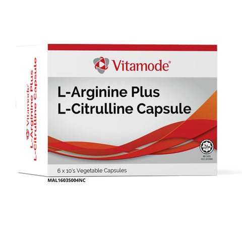 Vitamode L-Arginine Plus L-Citrulline Capsule 6x10's