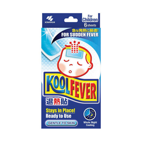 KoolFever Cooling Gel Sheet For Children (2-12 years old) 6x2's