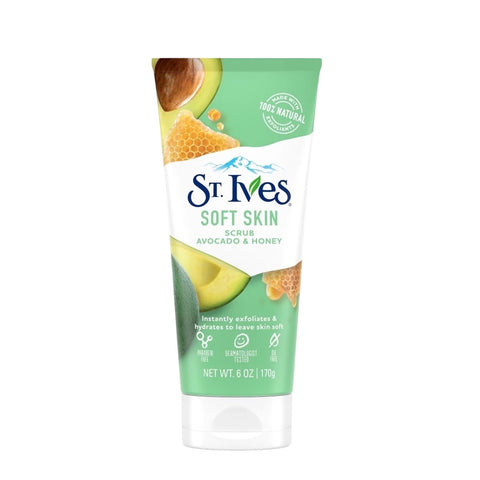 St. Ives Soft Skin Avocado & Honey Face Scrub 170g