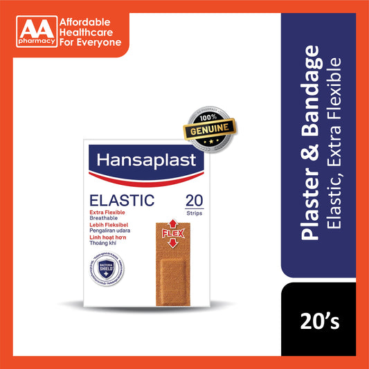 Hansaplast Elastic Extra Flexible Plaster 20's