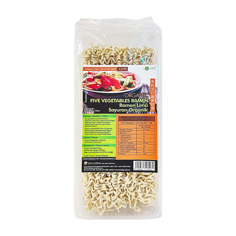 Lohas Organic Five Vegetables Ramen 280g