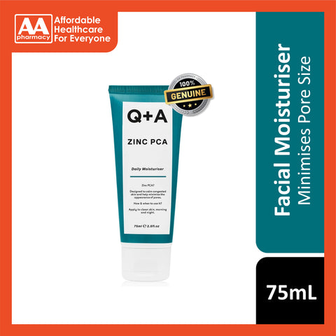 Q+A Zinc PCA Daily Moisturiser 75mL