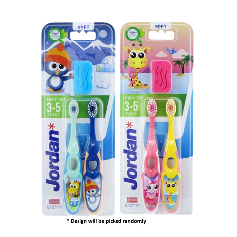 Jordan Toothbrush Step 2 (Age 3 - 5 Years) Soft 2's