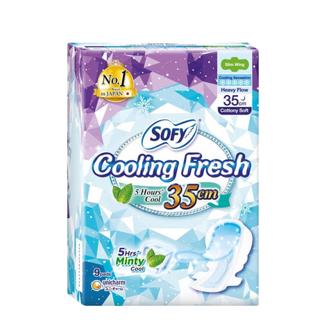 Sofy Cooling Fresh Night Ultra Slim Wings 35cm (9's)