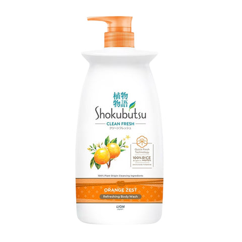 Shokubutsu Clean Fresh Refreshing Body Wash 900g - Orange Zest