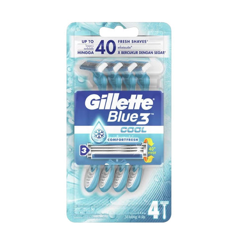 Gillette Blue 3 Cool Disposable Razor 4's