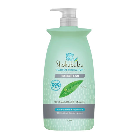 Shokubutsu Natural Protection Antibacterial Body Wash 900g - Refresh & Go