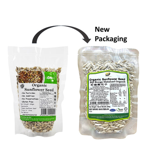 Lohas/Eco Action Organic Sunflower Seed 200g (New Packaging)