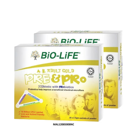 Bio-Life Ab Adult Gold Pre & Probiotics Sachet (2.5gx30'sx2)