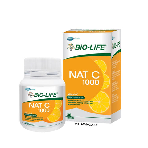 Bio-Life Nat C 1000mg Tablet 30's