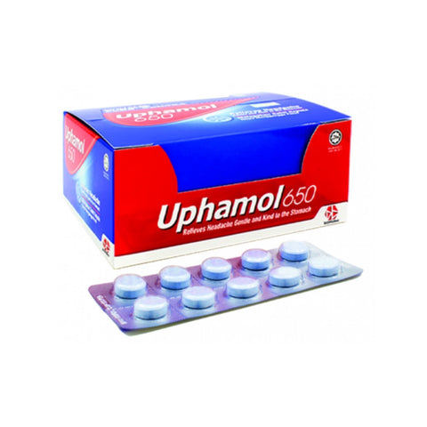 Uphamol 650mg Tablet 18x10's