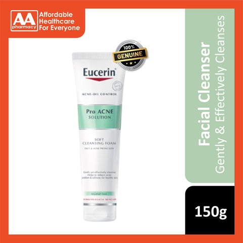 Eucerin Pro ACNE Solution Soft Cleansing Foam 150g