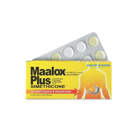 Maalox Plus 25mg Tablet 40's