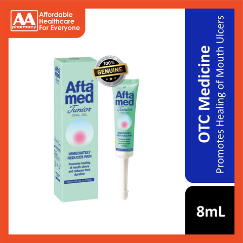 Aftamed Junior Oral Gel 8mL (Promotes Healing of Mouth Ulcers)