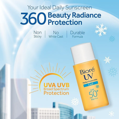 Biore UV Perfect Protect Milk Cool SPF50+ PA+++ 25mL