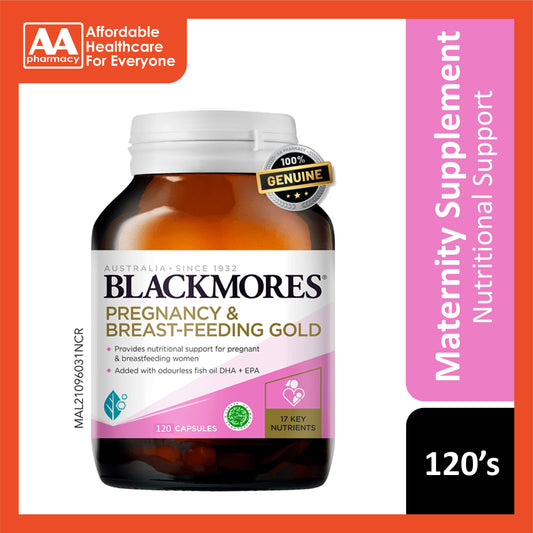 Blackmores Pregnancy And Breast-Feeding Gold Softgel 120's