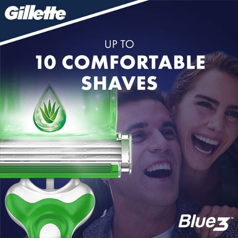 Gillette Blue 3 Sensitive Disposable Razor 4's