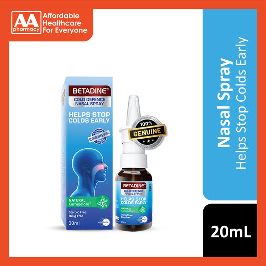 Betadine Cold Defence Adult Nasal Spray 20mL