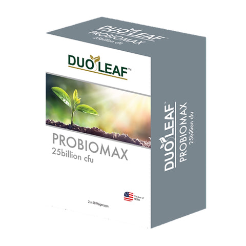 Duoleaf Probiomax 25 Billion CFUs Vegicapsule 2x50's