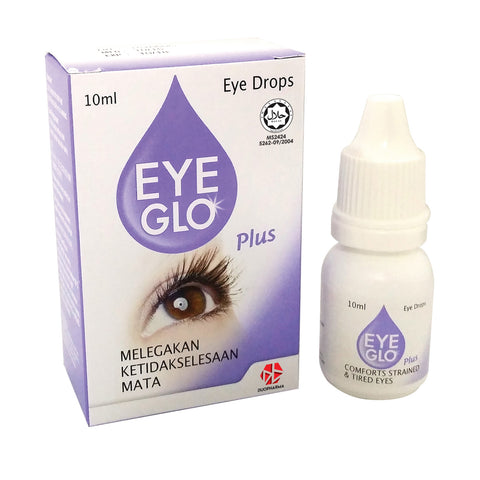 Eye Glo Plus Eye Drops 10mL (Comforts Strained and Tired Eyes)