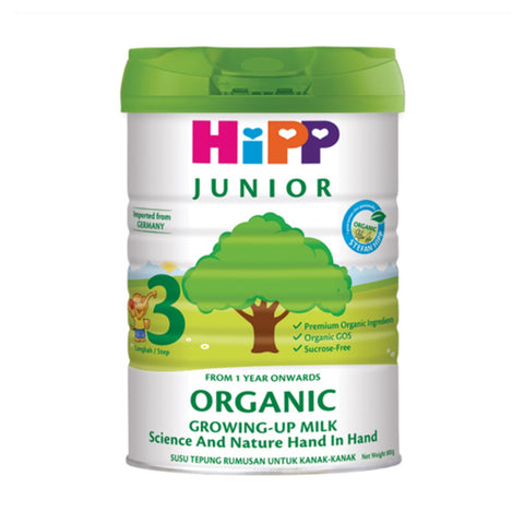 HiPP Junior Organic Growing Up Milk Step 3 800g (For Children 1 Year and Above)