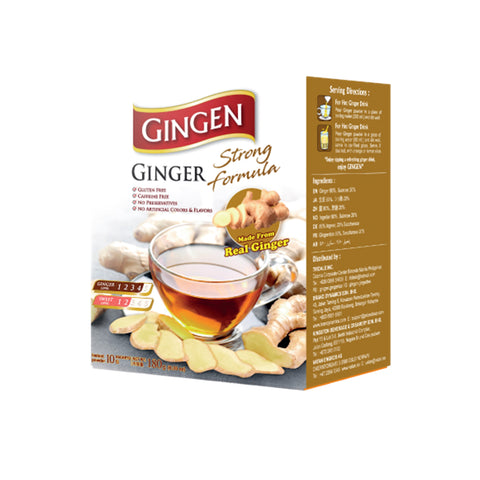 Gingen Instant Ginger Tea (Strong Formula) 18gx10's