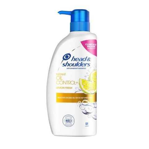 Head & Shoulders Anti-Dandruff Shampoo (Instant Oil Control - Lemon Fresh) 480mL