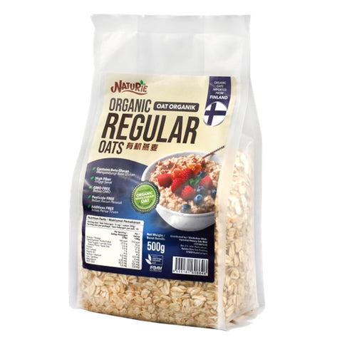 Naturie Organic Regular Oats 500g