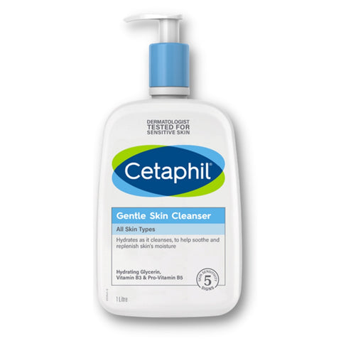 Cetaphil Gentle Skin Cleanser For Face & Body 1L