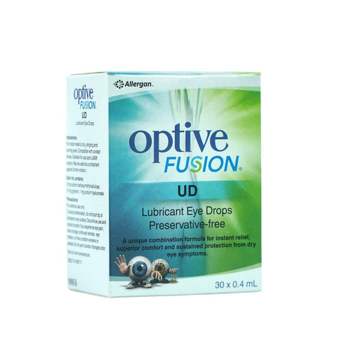 Optive Fusion UD Eye Drop (Preservative-Free) 0.4mLx30's