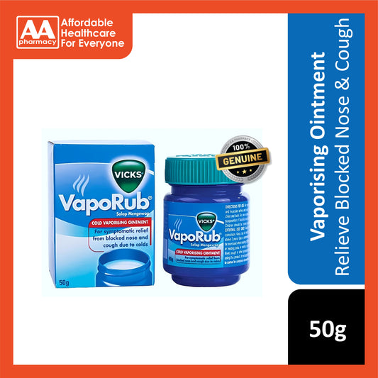 Vicks VapoRub 50g (Vaporising Ointment)