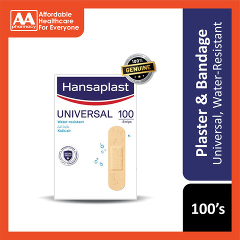 Hansaplast Universal Water-Resistant Plaster 100's