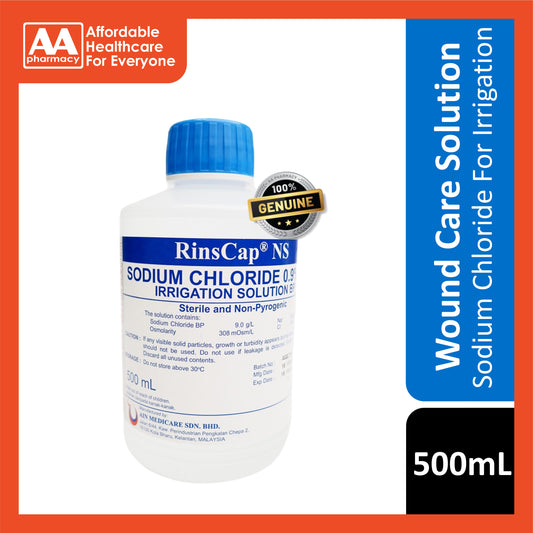 RinsCap NS Sodium Chloride 0.9% Irrigation Solution BP 500mL