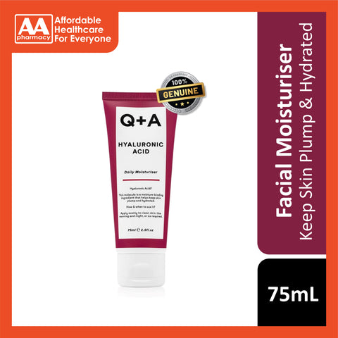 Q+A Hyaluronic Acid Daily Moisturiser 75mL