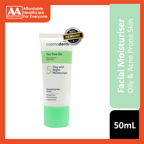 Cosmoderm Tea Tree Oil Day and Night Moisturizer 50mL