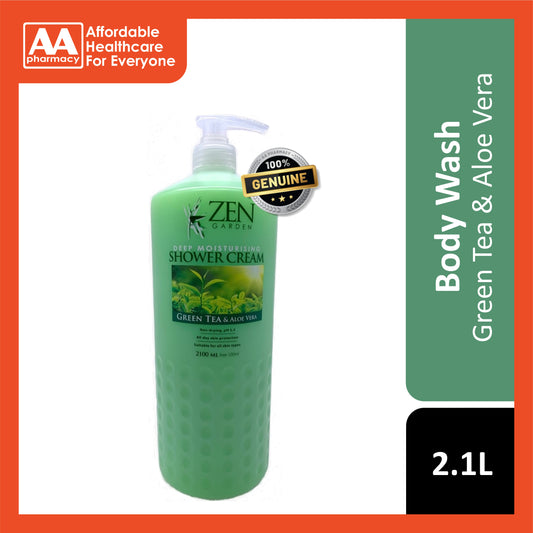 Zen Garden Shower Cream (Green Tea and Aloe Vera) 2.1L