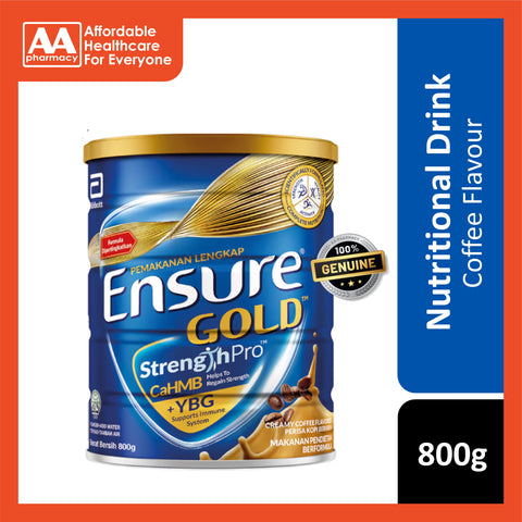 Abbott Ensure Gold StrengthPro Complete Nutrition Drink 800g (Coffee Flavour)