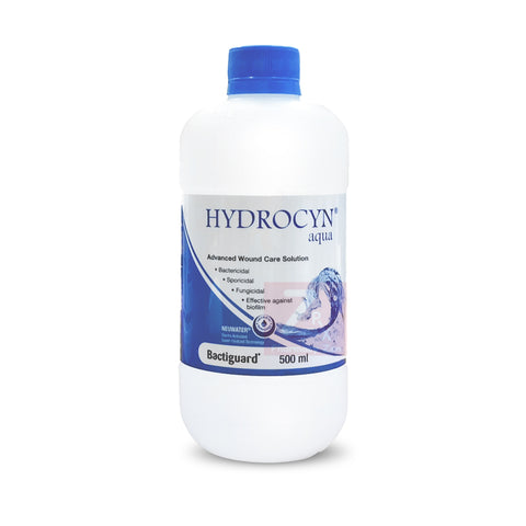 Hydrocyn Aqua Advanced Wound Care Solution (Cap Closure Bottle) 500mL