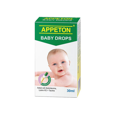 Appeton Baby Drops 30mL (Multivitamins + Lysine + Taurine)