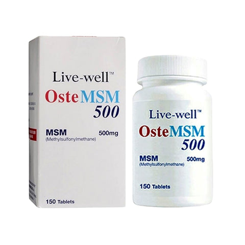 Live-Well OsteMSM 500mg Tablet 150's