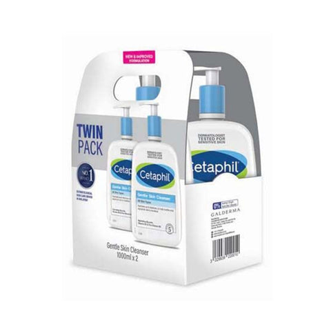 Cetaphil Gentle Skin Cleanser For Face & Body 1Lx2's