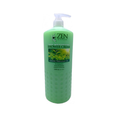 Zen Garden Shower Cream (Green Tea and Aloe Vera) 2.1L