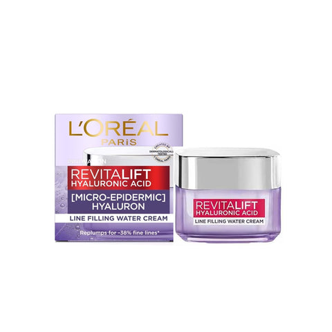 L'Oréal Paris RevitaLift Hyaluronic Acid [Micro-Epidermic Hyaluron] Line Filling Water Cream 50mL