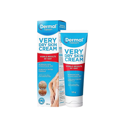 Dermal Therapy Very Dry Skin Cream 125g (With 12.5% Urea and 1% Dimethicone)