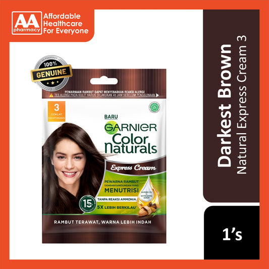 Garnier Color Naturals Express Cream Sachet 3 Darkest Brown