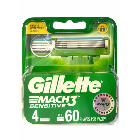 Gillette Mach 3 Sensitive Cart 4's