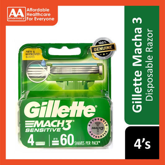 Gillette Mach 3 Sensitive Cart 4's