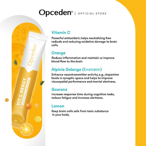 [CLEARANCE] [EXP 16/10/2025] Opceden Go Vit C Nergy 5gx15's