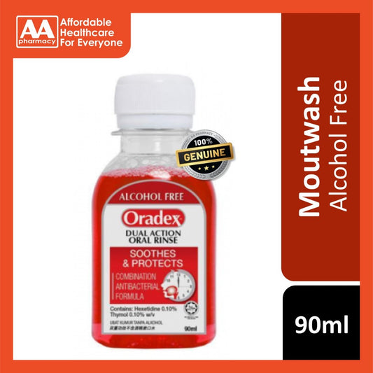 Oradex Dual Action Mouthwash 90mL