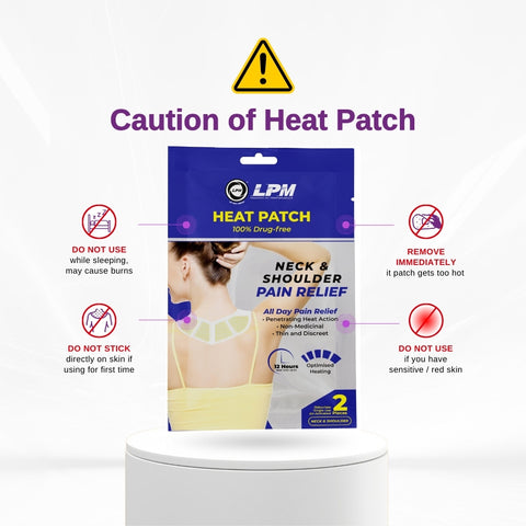 LPM Neck and Shoulder Pain Relief Heat Patch 2's